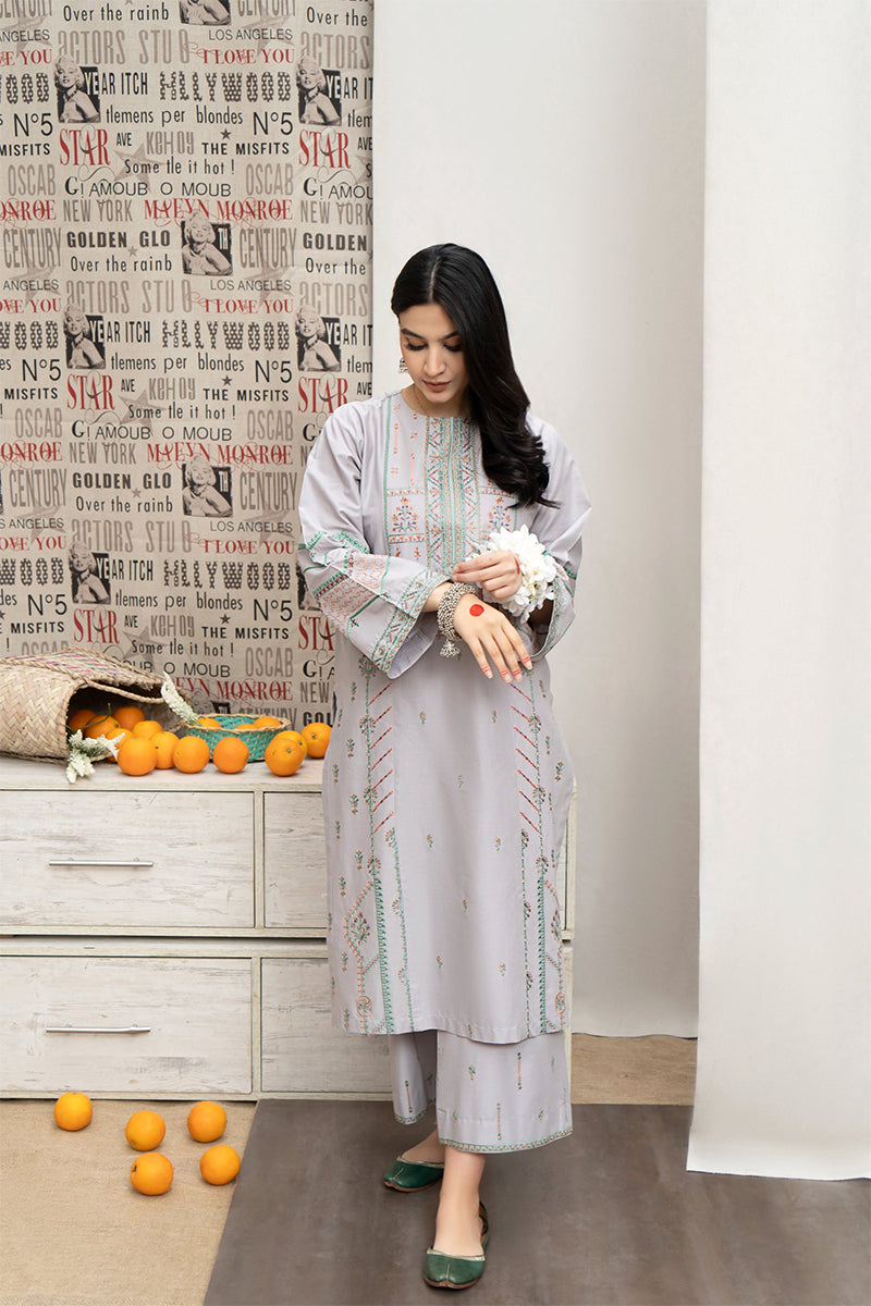 URGE - 3PC LAWN EMBROIDERED FL-S108