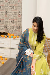 URGE - 3PC LAWN EMBROIDERED FL-S110