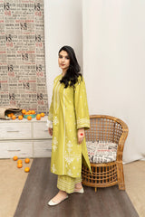URGE - 3PC LAWN EMBROIDERED FL-S110