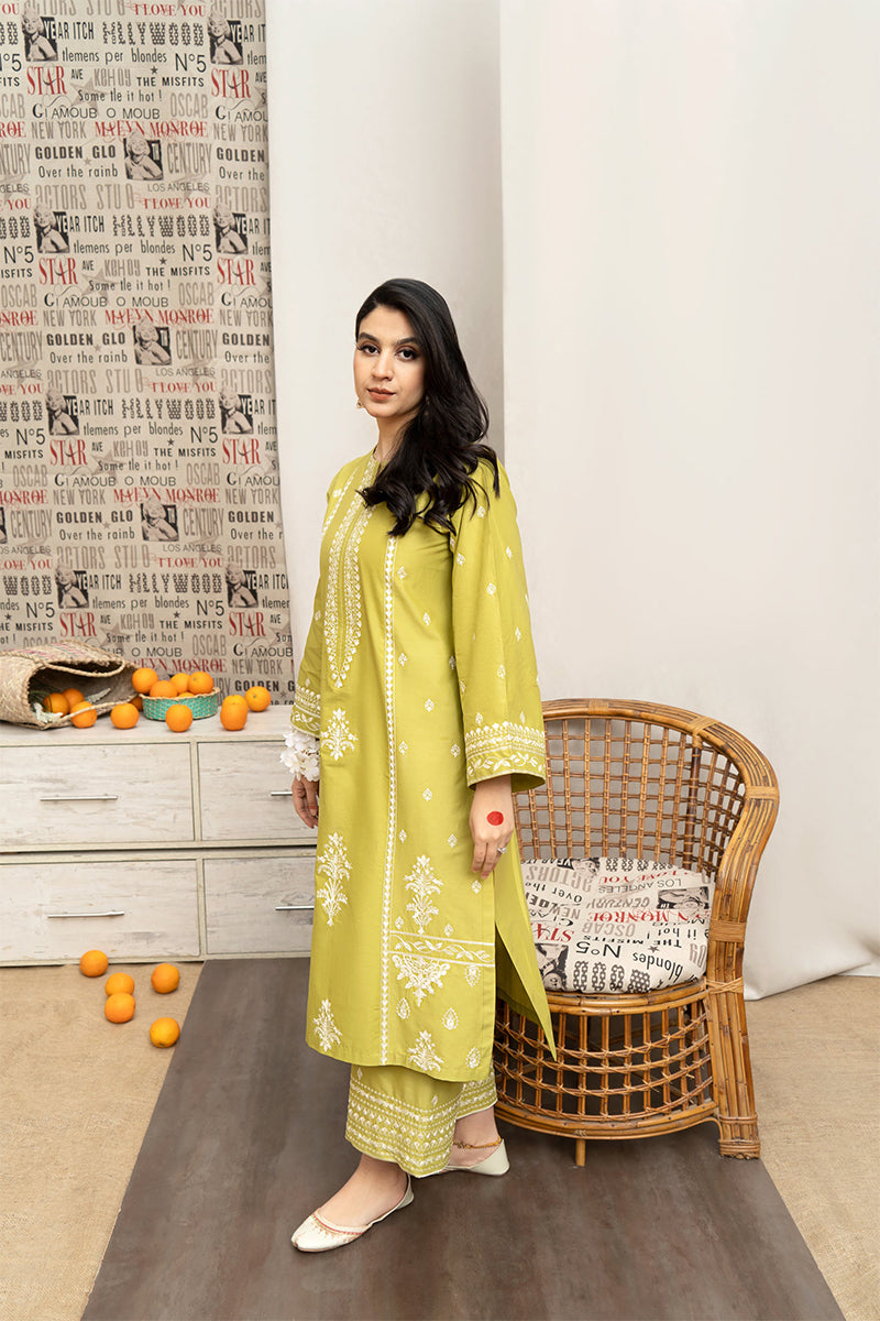 URGE - 3PC DHANAK EMBROIDERED JA-W110