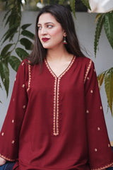 AISLING - 3PC DHANAK EMBROIDERED JA-69