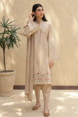 DYOT- 3PC LAWN EMBROIDERED FL-102