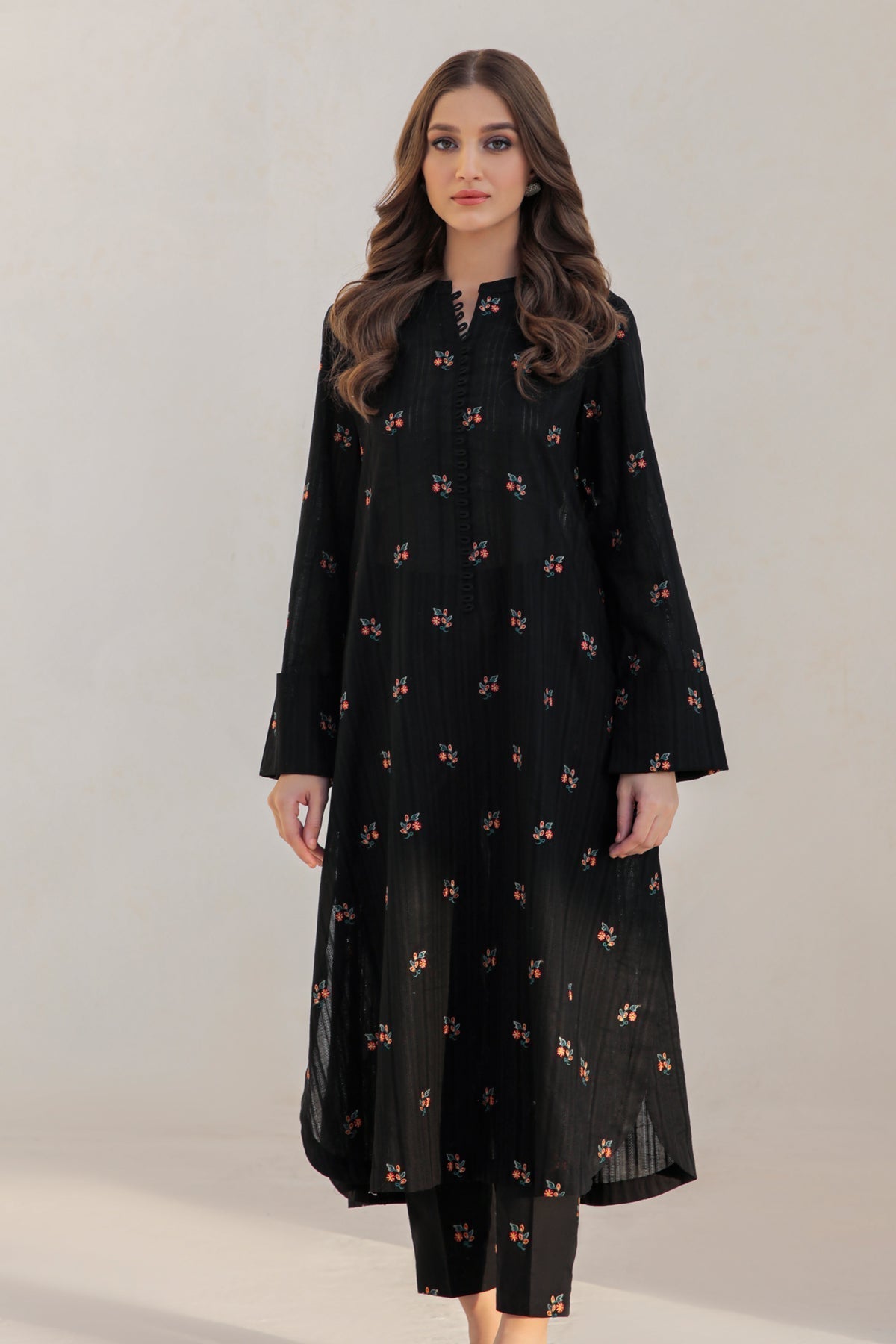 JAZMIN - 3PC LAWN EMBROIDERED FL-S40