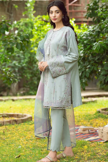 JAZMIN - 3PC DHANAK EMBROIDERED JA-88
