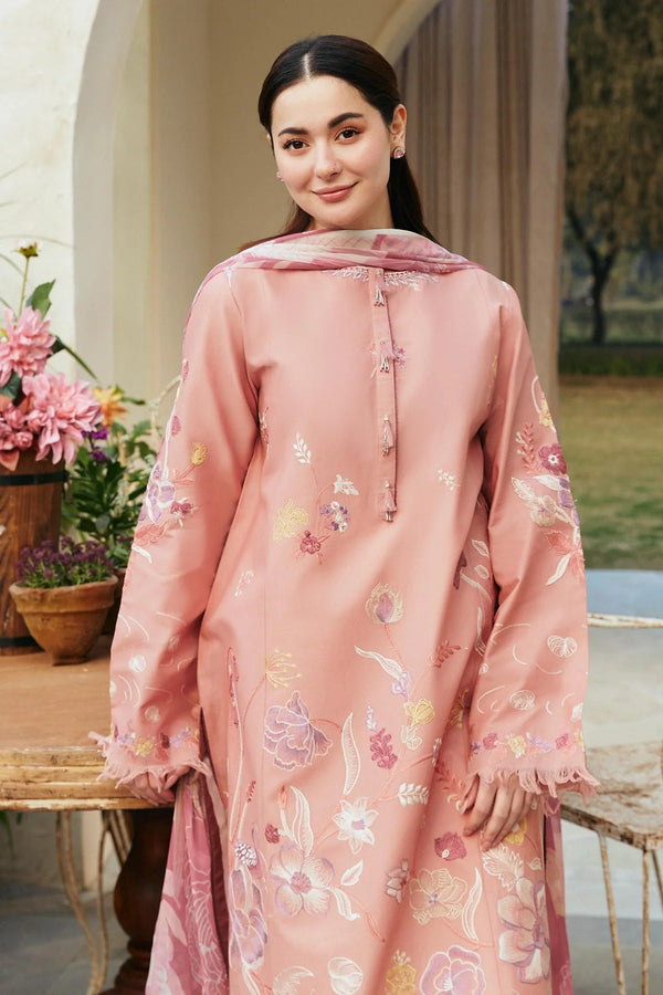 ZARA SHAH JAHAN - 3PC LAWN EMBROIDERED JA-20