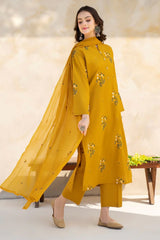 BAROQUE - 3PC LAWN EMBROIDERED FL-S95