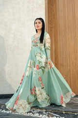 LULUSAR - 2PC DIGITAL SILK PRINTED FLSP-07
