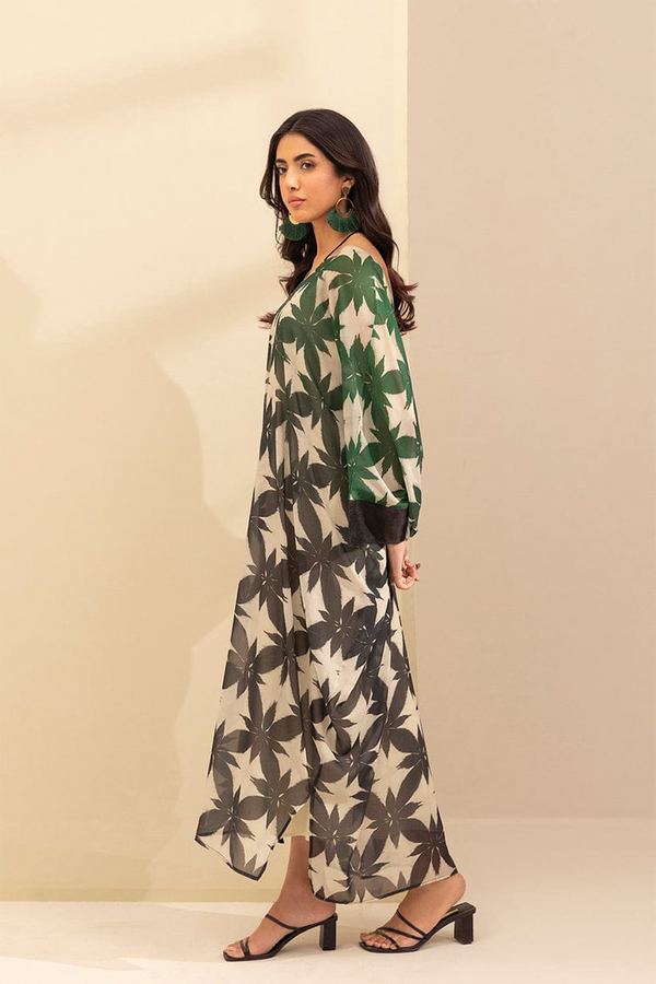 LULUSAR - 2PC DIGITAL SILK PRINTED FLSP-06