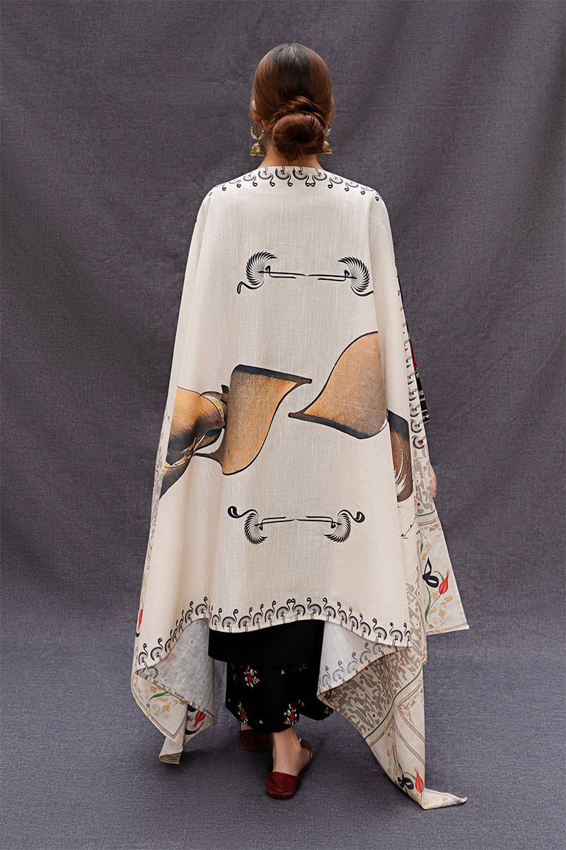 URGE - 3PC DHANAK EMBROIDERED JA-W142