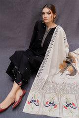 URGE - 3PC DHANAK EMBROIDERED JA-W142