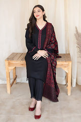 AISLING - 3PC DHANAK EMBROIDERED JA-W145