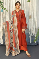 URGE - 3PC LAWN EMBROIDERED FL-S113