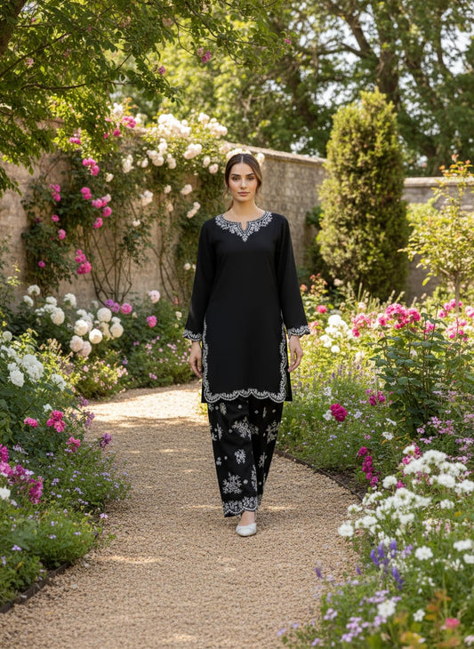 Muraad 2Pc - Dhanak Embroidered JA-111