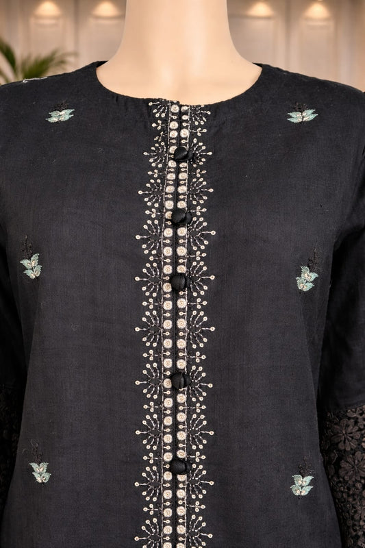 2 Piece Stitched Cotton Lawn Embroided Suit EJ-216