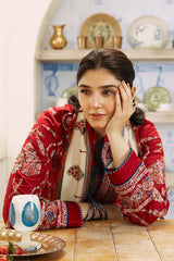 ZARA SHAH JAHAN - 3PC LAWN EMBROIDERED JA-40