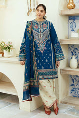 ZARA SHAH JAHAN - 3PC LAWN EMBROIDERED JA-41