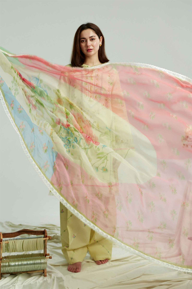 ZARA SHAH JAHAN - 3PC LAWN EMBROIDERED FL-S117