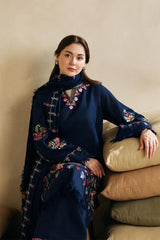 ZARA SHAHJAHAN - 3PC DHANAK EMBROIDERED JA-79