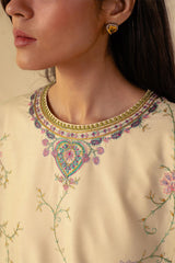 ZARA SHAH JAHAN - 3PC DHANAK EMBROIDERED FL-W81
