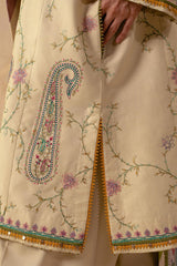 ZARA SHAH JAHAN - 3PC DHANAK EMBROIDERED JA-W81