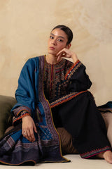 ZARA SHAH JAHAN - 3PC DHANAK EMBROIDERED JA-W143