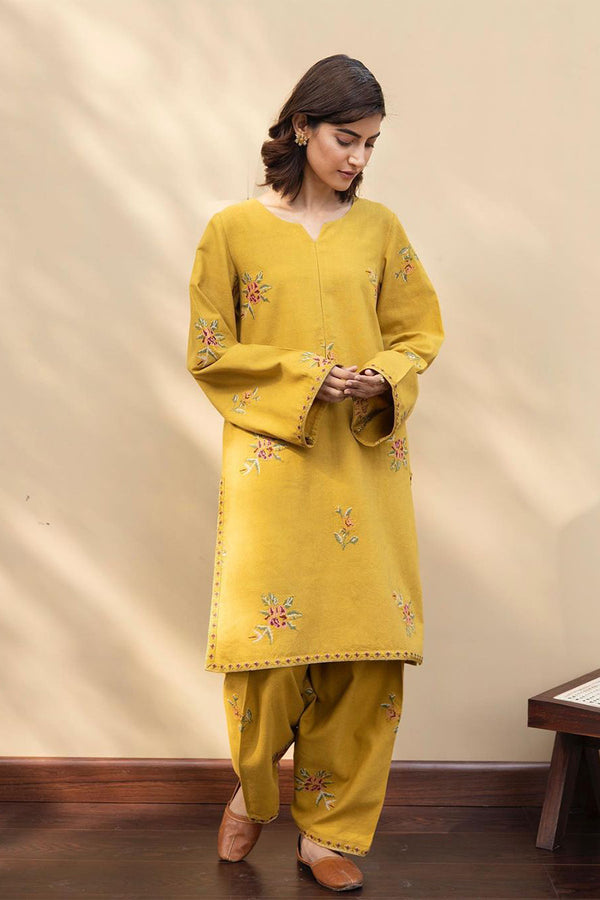 DYOT - 2PC LAWN EMBROIDERED JA-138