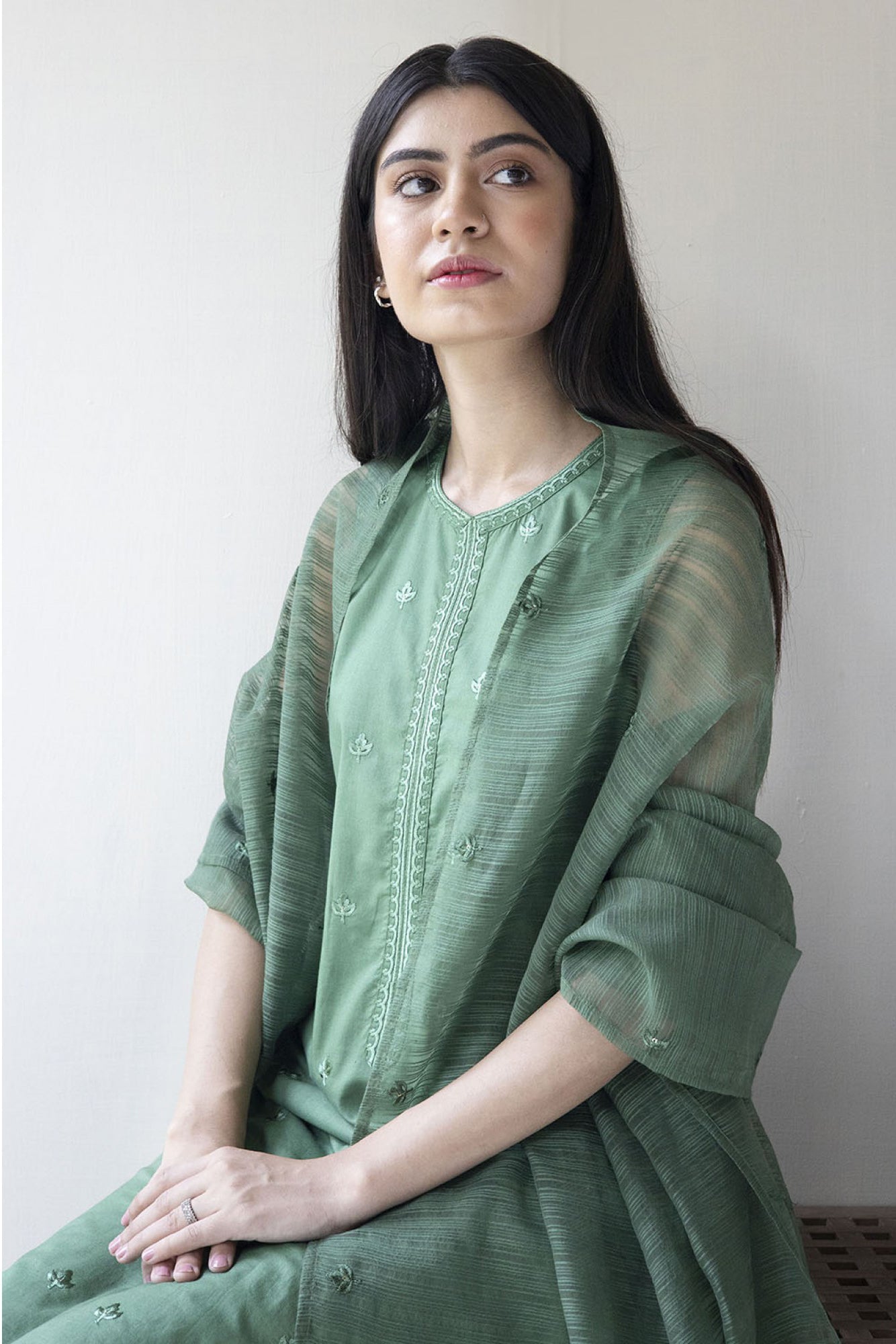 DYOT - 3PC Cambric Embroidered FL-05
