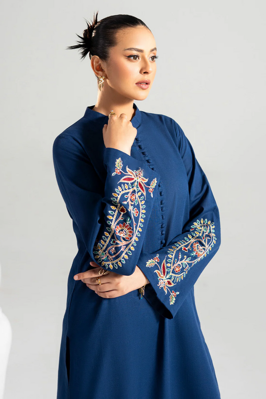 NEA 2PC DHANAK EMBROIDERED SHIRT WITH TROUSER JA-105