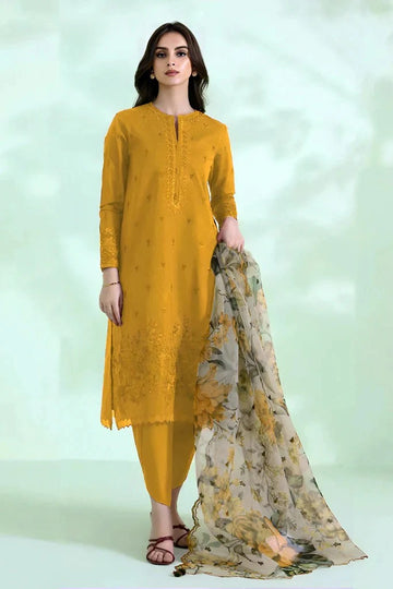 SAPPHIRE - 3PC DHANAK EMBROIDERED JA-50B