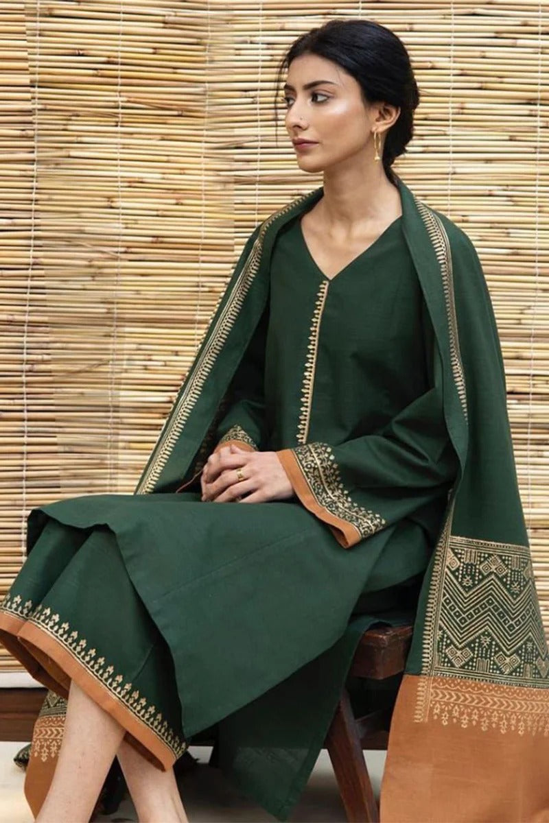 AISLING - 3PC DHANAK EMBROIDERED JA-15