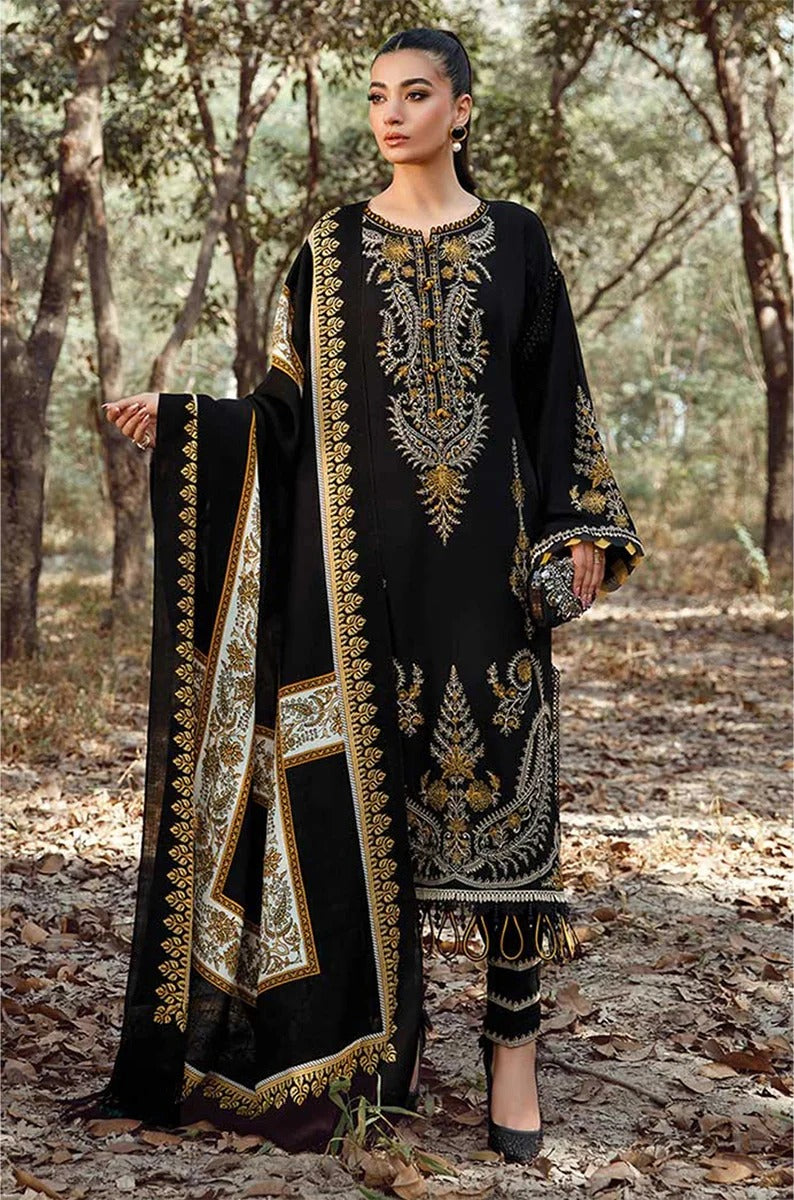 AISLING - 3PC DHANAK EMBROIDERED JA-174B
