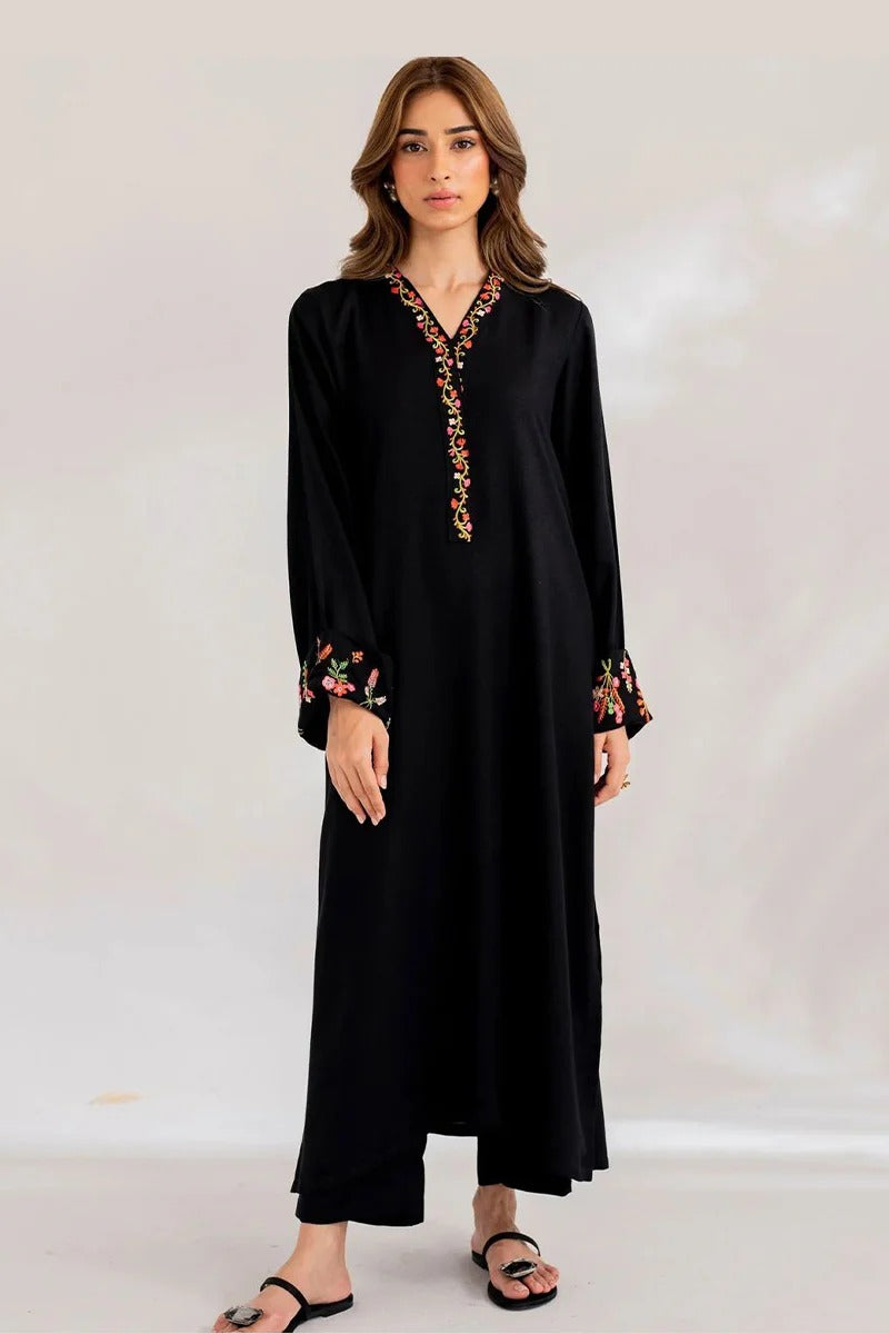 MARIA B - 2PC DHANAK EMBROIDERED JA-166