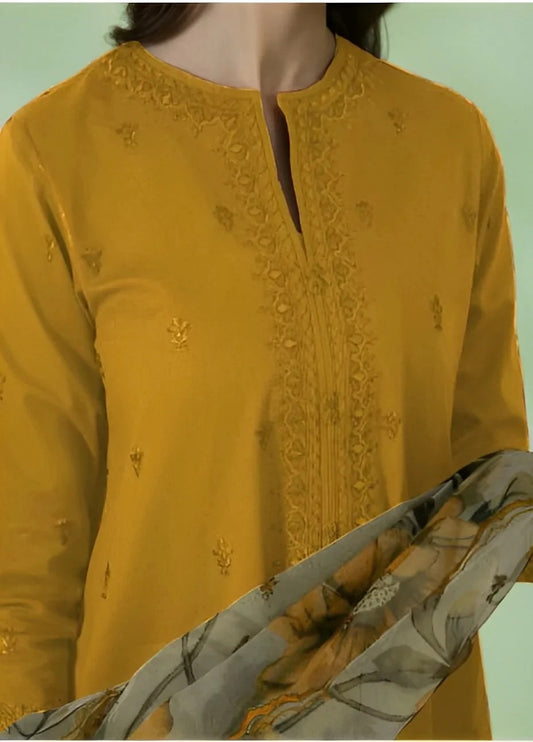 SAPPHIRE - 3PC DHANAK EMBROIDERED JA-50B