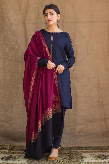 AISLING - 3PC DHANAK EMBROIDERED FL-07