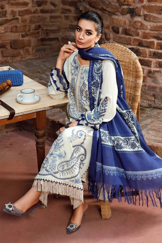 AISLING - 3PC DHANAK EMBROIDERED JA-174A