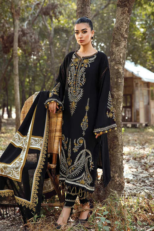 AISLING - 3PC DHANAK EMBROIDERED JA-174B