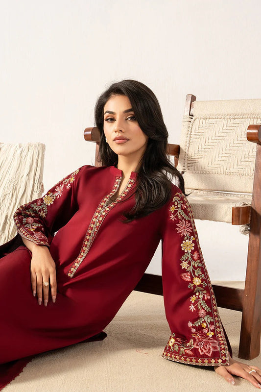 IZEL - 2PC DHANAK EMBROIDERED JA-116